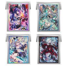 60PCS 67x92mm Standard Sizes Anime Card Sleeves Board Game Cards Protector Cards Shield Double Card Cover For PTCG/PKM/MGT Trading Cards
