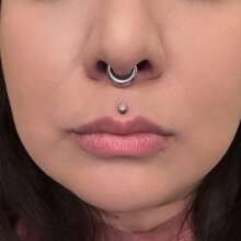 Piercing Click Titanio G23 Bolha bubble Septo Helix Daith
