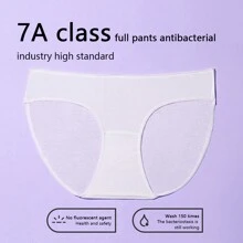 Miniso 5 Packs Sterile Women's Travel Onetime Colourful Pants Wide Hip Versione - White - View 3