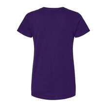 Kawaii Rabbit Print Blouse T-Shirt With Ghost Faces Women's Clothing - 紫色 - 查看 5