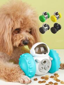 1pc Pet Roly-Poly Tumbler Toy, Interactive Wobble Food Dispenser Suitable For Various Sized Cats & Dogs