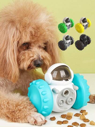 1pc Pet Roly-Poly Tumbler Toy, Interactive Wobble Food Dispenser Suitable For Various Sized Cats & Dogs