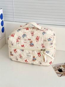 1 件卡通迷你熊化妆包女士可爱迷你蝴蝶结化妆品收纳包化妆旅行洗漱用品收纳包必备礼品收纳拉链配件指甲、化妆包、化妆包、化妆包、化妆包、化妆收纳包、旅行、化妆袋、包、化妆包、化妆包、旅行必需品、小袋包、化妆包、包、旅行必需品、化妆配件、小化妆包