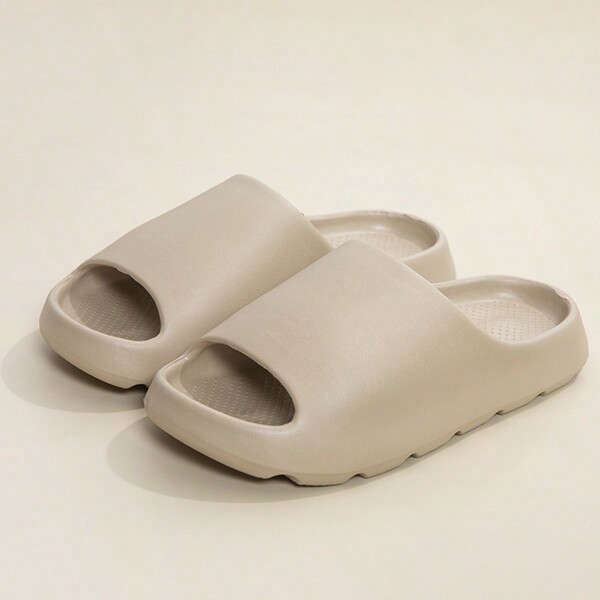 Sandalias de mujer tipo chanclas con efecto nube, sandalias casuales antideslizantes, zapatos de punta abierta de EVA, aptos para interior, exterior, playa, ducha, primavera y verano