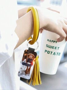 Custom Double-Sided Photo Heat Transfer Keychain, Photo Printing Personalized Pattern Logo Pendant, Valentine's Day Gifts, Gifts For Parents And Friends, Party Souvenirs, Printed Logo As Promotional Materials, Beautiful Bag Pendant, Key Chain Decoration Pendant, Anniversary Gift, Father's Day And Mother's Day Gift Valentines,Colorful,Cute,Adorable,Funny,Kawaii,Y2K,Stylish,Unisex,Casual,Custom,Personalized,Unique,Customized,Ideal Gifts For Him,Ideal Gifts For Her,Her,Boyfriend,Girlfriend,Family,Friends,School Supplies,Back To School,For Office,For School,For Classroom,For Teacher Gifts,For University,For Colleague,For Dorm Rooms,For Teacher,For Boys And Girls,For Teenagers,Junior High School Students,Middle School Students,High School Senior High School Students,College Students,University Students,Freshman,Sophomore,Underclassmen,Delicate Romance, Utilitarian Chic