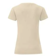 Fruit of the Loom Damen/Frauen Iconic 150 T-Shirt (Natural) - Beige - Übersicht 2