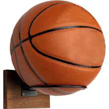 Ball Holder Wall Mount Ball Stand Display Storage For Basketball Football Soccer Volleyball - Brown - View 13