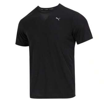 Puma Camiseta de manga corta para hombre para entrenamiento, fitness, running, deportes al aire libre, uso diario, transpirable, cómoda, informal, de manga corta 520759-01