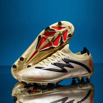 Monster Island Football Shoes, Long Studs For Men & Women, Professional Match & Training Shoes For Outdoor Artificial Turf, Soft Ground, Suitable For Primary, Middle School And Teenagers