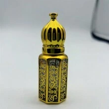 Chai thủy tinh đựng nước hoa du lịch Chai nhỏ mạ điện dập hình bát giác Chai tinh dầu Chai nước hoa Chai tinh chất dạng lỏng Quả bóng tinh tế Phong cách Trung Đông - Nhiều màu - Xem 12