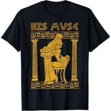 Hercules Valentine's Day Megara His Muse Greece Pose T-Shirt - màu đen - Xem 1