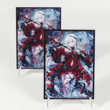 60PCS 67x92mm Standard Sizes Anime Card Sleeves Board Game Cards Protector Cards Shield Double Card Cover For PTCG/PKM/MGT Trading Cards