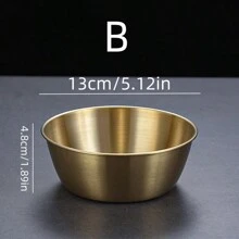 1 Stück SUS304 Edelstahl goldene Schüssel mit Griff, vielseitiges Design für Zuhause/Restaurant/Hotel/Grillen/Dessert/Bonbons/Obst/Snacks/Partys, Pastanudelschüssel, Müslischüssel, Ramensuppen-Schüssel, Küchengeschirr, Partyzubehör, Weihnachts-/Valentinstags-/Neujahrsgeschenk, Schulmaterial
