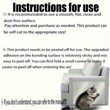10 Pieces Of Cat Scratch Protective Tape - Transparent Double-Sided Furniture Protection Sticker, Suitable For Sofas And Lounge Chairs, Durable PVC Pet Scratch Resistant Sticker