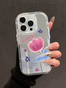 Carcasas personalizadas para teléfono con foto: personaliza tu estilo compatible con las series compatible con iPhone 16, 15, 14, 13, 12, 11, 7/8 y X/XS - ¡Haz única cada deslizada! - Carcasa de teléfono con espejo - Multicolor - Ver 2