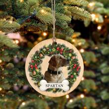 LICVIC 1pc Personalized Christmas Ornaments With Photo - Custom Picture Christmas Ornaments 2025, Ornaments For Christmas Trees, Christmas Decor, Xmas Gifts For Mom Dad Pets Friend Gifts For Women Friendship, Customized, Customizable Name Birthday Gifts For Women, Long Distance Friends, BFF, Work Besties Gift,Chic Design - Style 4 - View 14
