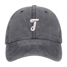 26 个英文字母 A-Z 棒球帽 男士 女士 中性 棒球帽 可调节帽子