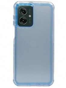 Funda Protector Uso Rudo 360° Humo Para Moto G55 Más 2 Micas De Cristal