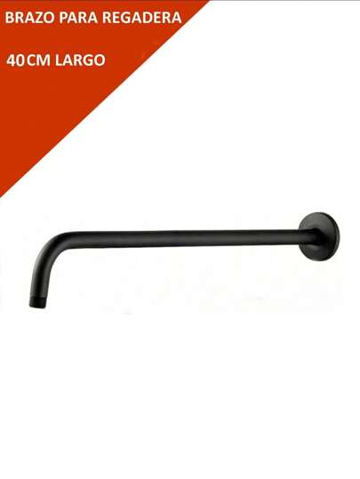 Brazo 40 cm largo para regadera compatible para cualquier marca incluye chapeton