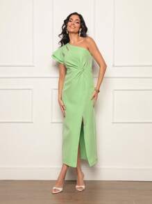 Far Away Tailored Dress - verde aguacate - Ver 1
