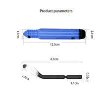 Set di utensili manuali per sbavatura, inclusi coltello per sbavatura, raschietto, utensile per bordi, manico, utensile per smusso, adatto per lavorazione del legno, idraulica, plastica e lavori metallici
