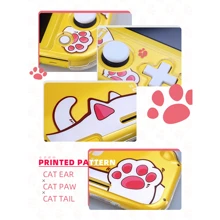 DATA FROG DATA FROG Protective Transparent Case Compatible With Switch Lite Cover Cute Clear Case Hard Shell Compatible With Switch Lite Accessories