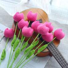 1/3/6/10 bông hoa tulip trang trí móc thủ công. Hoa nhân tạo, hoa sống động như thật, hoa thủ công, hoa làm từ sợi len. Thích hợp làm quà tặng cho người yêu, mẹ, cô giáo, hoặc dùng để trang trí nhà cửa cho nhà hàng, phòng khách, phòng ngủ, đám cưới và tiệc tùng, cũng như trang trí ngoài trời. Phù hợp cho Tết Dương lịch, Ngày lễ tình nhân, Lễ Phục sinh, Ngày của Mẹ, tựu trường, đám cưới, sinh nhật và các ngày lễ khác. - thoa son - Xem 7