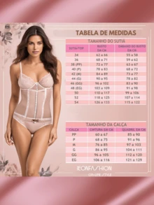 Plus Size Bras & Bralettes - Rojo - Ver 4