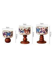 1pc 220ml Vintage Dessert Cup Glass Pudding Ice Cream Cup Retro Cocktail Glass Tableware Home Kitchen Accessories Glass Mug - 1pc - View 4