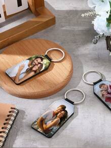 Custom Double-Sided Photo Heat Transfer Keychain, Photo Printing Personalized Pattern Logo Pendant, Valentine's Day Gifts, Gifts For Parents And Friends, Party Souvenirs, Printed Logo As Promotional Materials, Beautiful Bag Pendant, Key Chain Decoration Pendant, Anniversary Gift, Father's Day And Mother's Day Gift Valentines,Colorful,Cute,Adorable,Funny,Kawaii,Y2K,Stylish,Unisex,Casual,Custom,Personalized,Unique,Customized,Ideal Gifts For Him,Ideal Gifts For Her,Her,Boyfriend,Girlfriend,Family,Friends,School Supplies,Back To School,For Office,For School,For Classroom,For Teacher Gifts,For University,For Colleague,For Dorm Rooms,For Teacher,For Boys And Girls,For Teenagers,Junior High School Students,Middle School Students,High School Senior High School Students,College Students,University Students,Freshman,Sophomore,Underclassmen,Delicate Romance, Utilitarian Chic