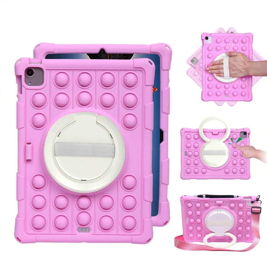 1 Custodia antiurto per tablet compatibile con iPad, tablet fino a 10.6", include tracolla e stilo. Adatto per M10 3nd 10.6" 2022, M10 FHD Plus, 2a Gen 10.3" TB-X606, Honor Pad X8a, MatePad Se 11", Redmi Pad SE 11" (tablet non incluso)