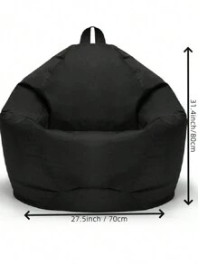 1 Stück einfache einzelne Sitz Schlabbrige Sofabezug (nur Bezug, ohne Füllung), Terrassenstuhl Liege Sofabezug, geeignet für Schlafzimmer/Wohnzimmer