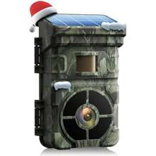 Solar Powered Wildlife Camera 48MP 4K 2500mAh Lithium Battery Rechargeable Trail Game Hunting Camera 0.1s Trigger Time 120° Detection Angle Night Vision Motion Activated - Green1 - View 1