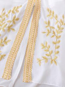 Vestido elegante de princesa de manga larga blanco para niñas jóvenes