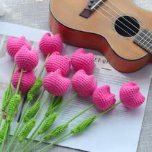 1/3/6/10 bông hoa tulip trang trí móc thủ công. Hoa nhân tạo, hoa sống động như thật, hoa thủ công, hoa làm từ sợi len. Thích hợp làm quà tặng cho người yêu, mẹ, cô giáo, hoặc dùng để trang trí nhà cửa cho nhà hàng, phòng khách, phòng ngủ, đám cưới và tiệc tùng, cũng như trang trí ngoài trời. Phù hợp cho Tết Dương lịch, Ngày lễ tình nhân, Lễ Phục sinh, Ngày của Mẹ, tựu trường, đám cưới, sinh nhật và các ngày lễ khác. - thoa son - Xem 6
