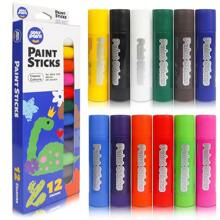 1PC 6/12 Color Color Crayon, Solid Pigment Stick, Crayons, Quick Drying In 90 Seconds, Learning Office Painting Brush,Paint Stick,Bingo Dabbers,Bingo Daubers,Back To School