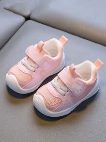 Zapatillas deportivas lindas y elegantes para bebé, con Top impermeable y suela blanda antideslizante, aptas para niños y niñas de 6 meses a 3 años, para usar tanto en interiores como en exteriores en cualquier época del año, con cierre de y banda elástica, fáciles de poner y quitar