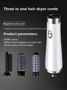 Multi Functional 3-In-1 Hair Dryer, Negative Ion, Multifunctional, Suitable For Both Dry And Wet Use, Capable Of Blowing And Curling Hair,Hot Air Comb Curling Straight Hair Perm, Hair Salon Style Negative Ion Blower,Gift And Gift - US A Type Plug(110-127V) - View 5