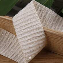 Handmade Woven Striped Plush Grosgrain Ribbon, DIY Bow Hair Accessories, Decor, Gifts - Multicolor - View 18