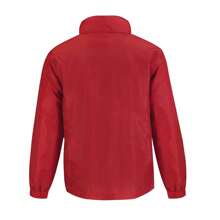 B&C Mens ID.601 Midseason Windbreaker (Red) - 100% Polyester - Red - View 2