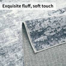 Bedding Washable Rugs Living Room Area Rugs Grey Modern Abstract Rugs Small Non Slip Carpet Short Pile Rugs For Bedroom Dining Room Kitchen Soft Faux Wool Rugs - Multicolor - View 4