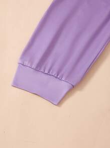 Young Girl Summer Casual Floral & Letter Print Design Short Sleeve Crop Top And Bottoms Set