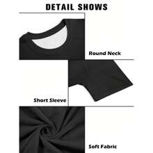 Women T-Shirts - Black - View 2