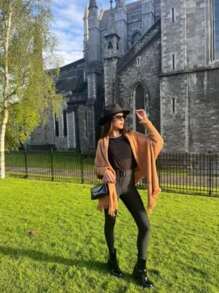 Poncho Xale de Tricot com Franja e Encharpe de Pipoca Inverno Marister Malhas