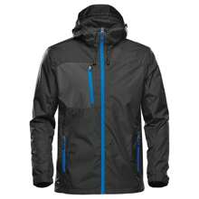 Mens Olympia S Jacket (Black/Azure) - 104gsm 100% Polyester - Black - View 1