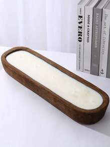 1 Stück holzbootförmige Aromatherapie-Kerze, geeignet für Halloween, Geisterfest, Herbst, Feiertage, Weihnachten, Winter, Hochzeiten und Weihnachtsgeschenke, perfekt für Raumdekoration, Heimdekoration, Geburtstagsgeschenke, Urlaubsatmosphäre, besondere Holzschale Aromatherapie-Kerze für Familienzusammenkünfte, Hotels und gehobene Restaurants