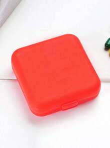 1pc 8-Compartment Pill Case, Portable Sealed Medicine Box, Mini Portable Pills Organizer Case, Waterproof And Moisture-Proof Travel Medicine Storage Box Small Pill Box With Separate Layers, Pocket Pill Box, Dispenser For Purse Vitamin Fish Oil Compartments Container Medicine Box, Medicine Organizer, Suitable For Outdoor Camping, Hiking, Fishing, Moisture-Proof, Mountaineering, And Travel