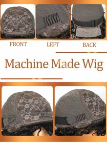 باروكة شعر بشري قصيرة مستقيمة ذات لمسة تبريز ، باروكة مصنوعة بالكامل بآلة والأشعة المسامية مفترش الجبين للنساء بكثافة 150 ، باروكة استعمال لحظي لارتدائه