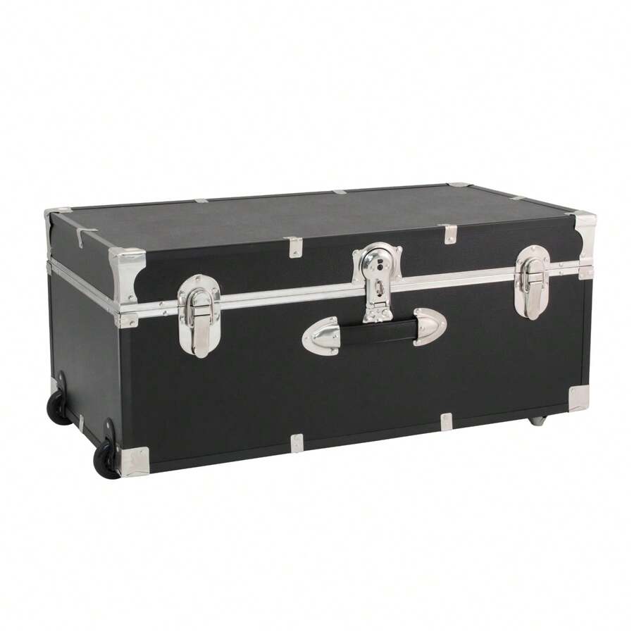 Seward Explorer 30" Trunk With Wheels & Lock, Olive Grove - Black - View 1