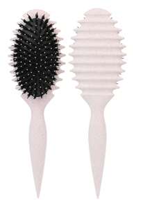 卷发定型刷新款卷发刷，定型卷发湿卷发刷 2025 最新款猪鬃毛发刷造型刷，适合所有风格和所有女性风格的卷发，圆形顺发器，塑形和造型工具，适用于男女 - 彩色 - 查看 15